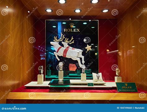 rolex window christmas display|GENUINE ROLEX DEALER SHOP LARGE WINDOW DISPLAY .